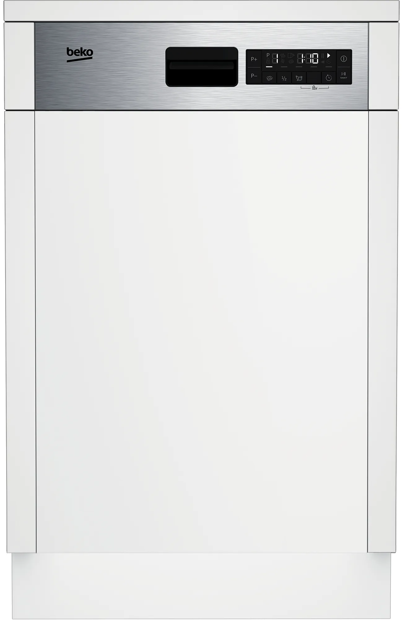 BDSS25N20X oppvaskmaskin innebygd 45 cm rustfritt stål