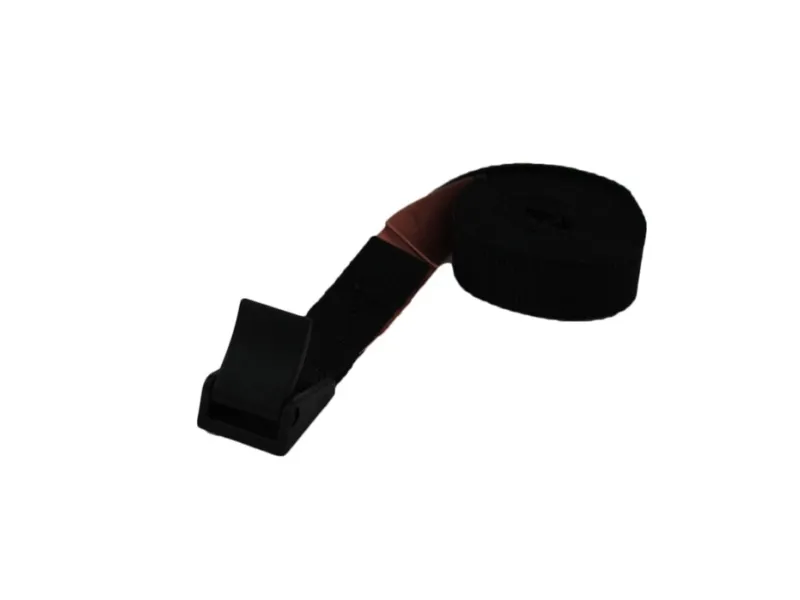Bagagerem 200cm/18mm 1stk. sort