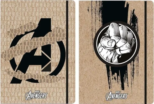 Beniamin mappe med elastisk bånd A4 Avengers Kraft Liner