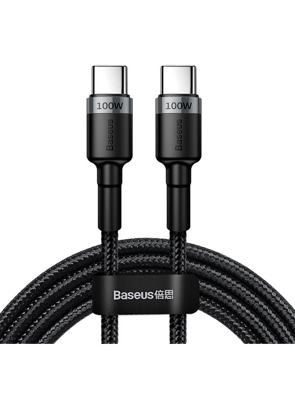 Baseus Cafule PD2.0 100W flash charging USB For Type-C cable (20V 5A)2m Gray+Black