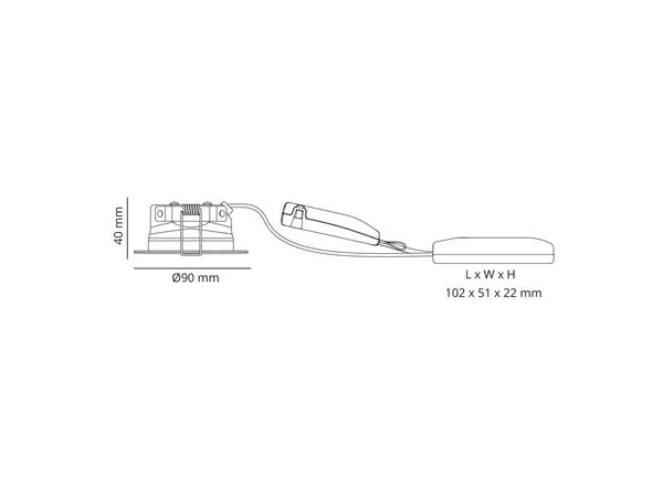 SG ARMATUREN JUNISTAR ECO OUTDOOR 6W 520LM 2700K HVID