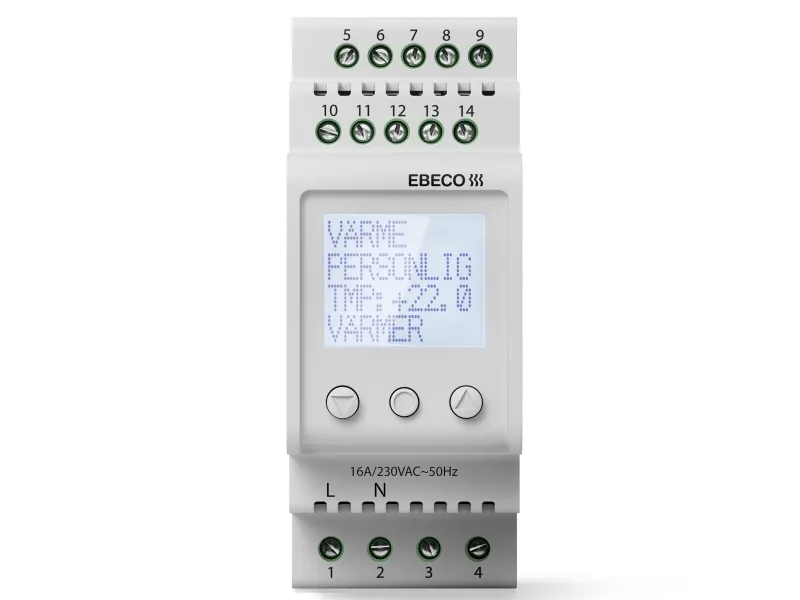 Eb-Therm 800, Digital Termostat til DIN montering