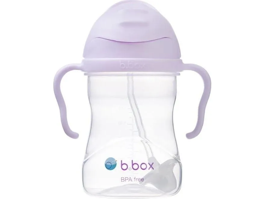 b.box vannflaske med sugerør og vekt 240 ml | Boysenberry Gelato