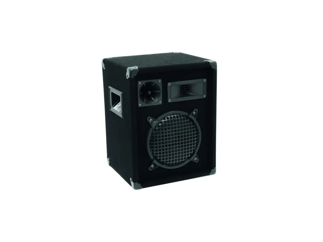 Omnitronic DX-822, 3-veis, 1.0 kanaler, Koblet med ledninger (ikke trådløs), 150 W, 50 - 18000 Hz, Sort