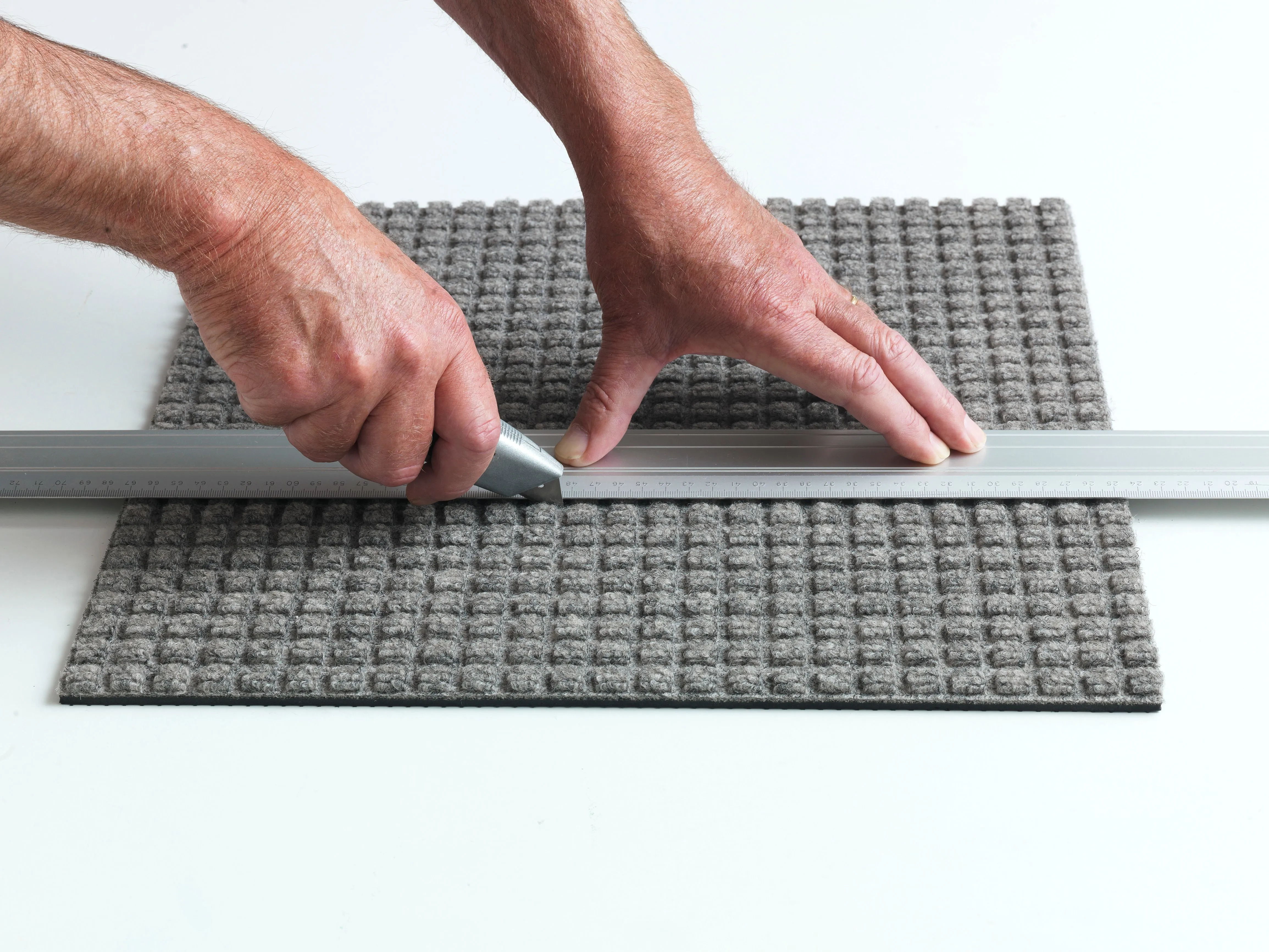 Matting COMBI TILE 45x45 cm grå