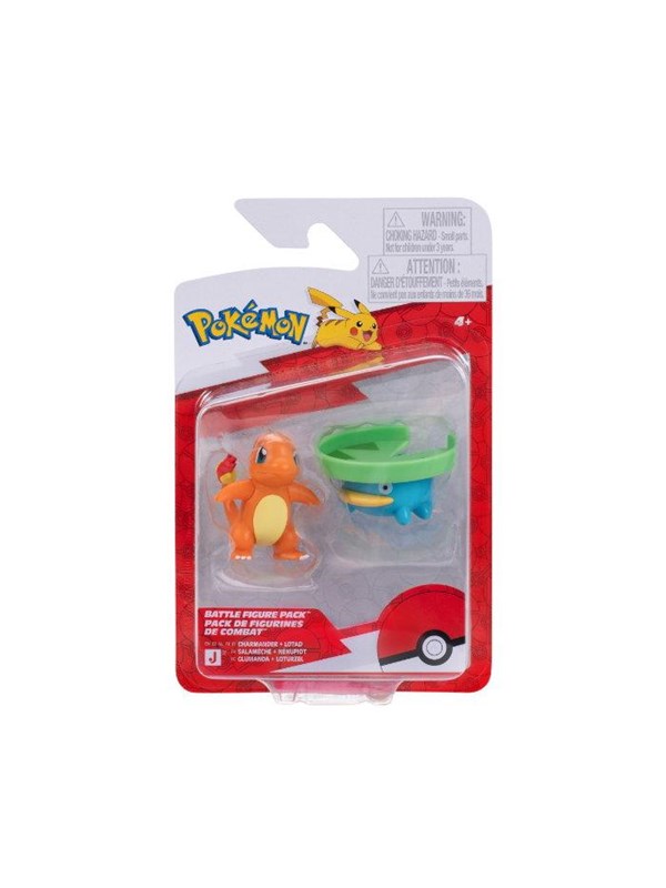 Pokemon Battle Figure Lotad/charmander