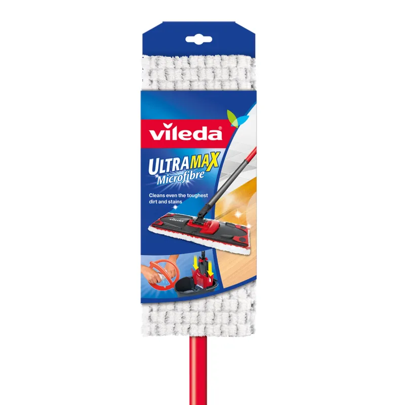 Vileda UltraMax Mop, Svart, Rød