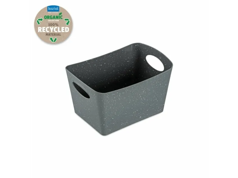 koziol BOXXX S, Lager boks, Grå, Rektangulær, Resirkulert plast, Monokromatisk, Innendørs