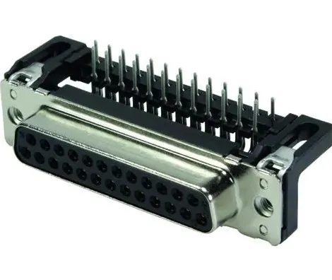 Harting 09 66 312 7601, D-Sub 25-pinners, Svart, Rustfritt stål, Stål, Termoplastisk harpiks, Kobberlegering, 10 mO, 1000 V