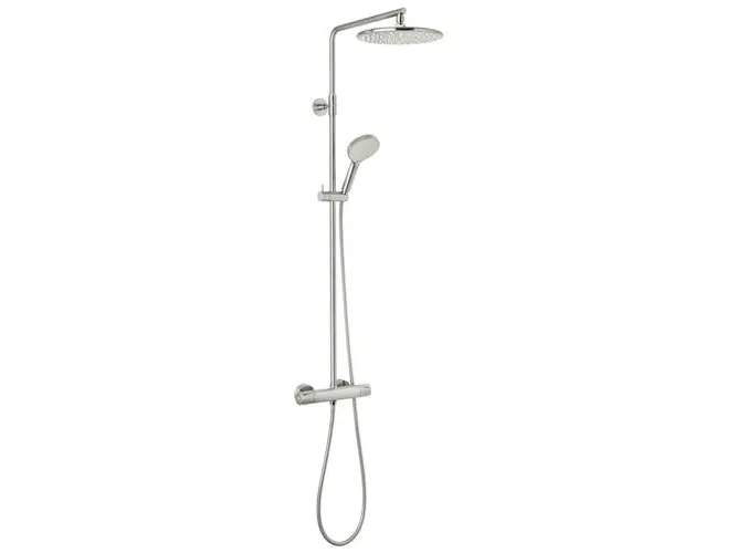 Silhouet brusesystem. steel (pvd). inkl. termostat og brusere