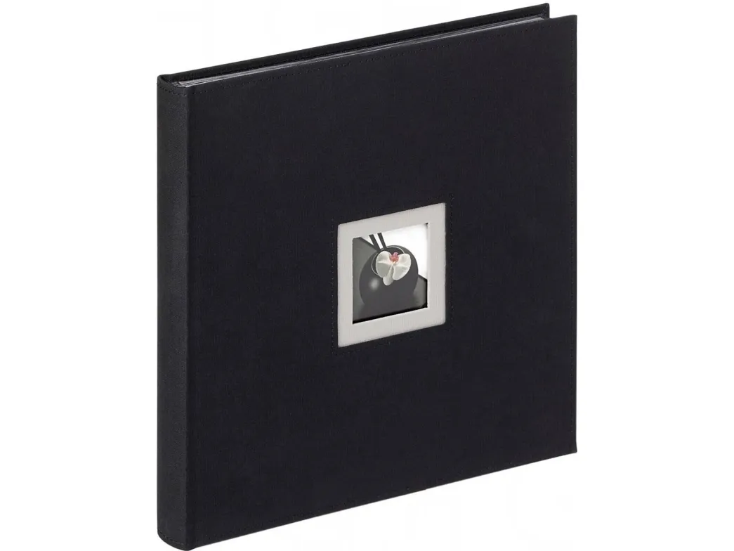 Walther fotoalbum, sort/hvit, 30x30, bokalbum (FA217B)