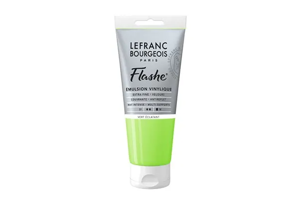 Flashe akrylmaling 80 ml klar grønn