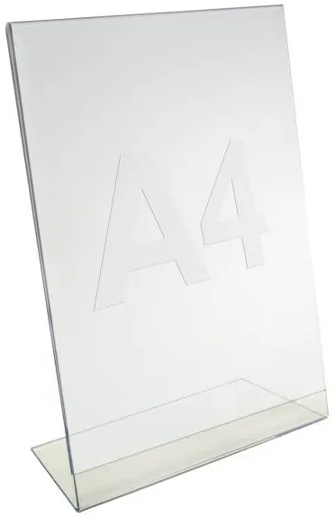 Skilteholder A4 klar