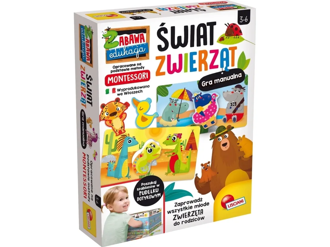 Lisciani Montessori Animal World 3+ Lisciani