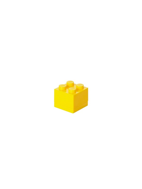 LEGO STORAGE MINI BOX 4 - YELLOW