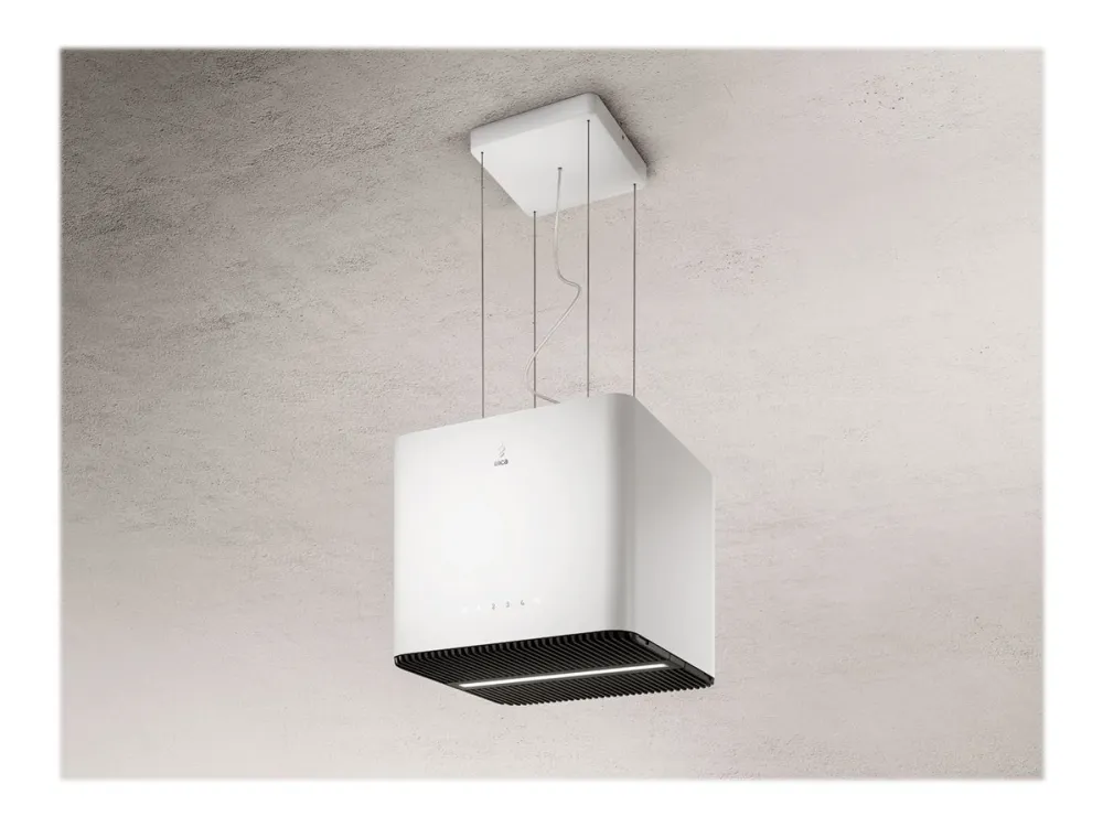Elica Pix WH/F/42 - Panser - Island - bredde: 42 cm - dybde: 42 cm - resirkulering - hvit