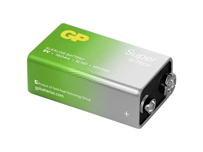 GP Super 9 V blokkbatteri 9 V, 1 stk