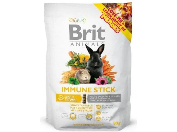 Brit Animals Immune Stick for gnagere 80 g