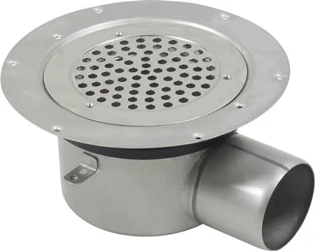 Blücher 75 mm afløbsskål til vinyl, uden studs, vandret