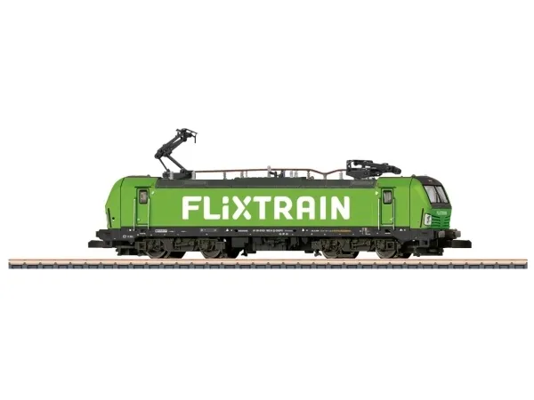 Märklin Class 193 Electric Locomotive, Lokomotivmodell, Monteringssett, Vectron class 193 electric locomotive of ELL Germany, Inc., leased to Flixtrain, Inc., Munich,..., Gutt/Jente, Metall, Plast, Svart, Grønn