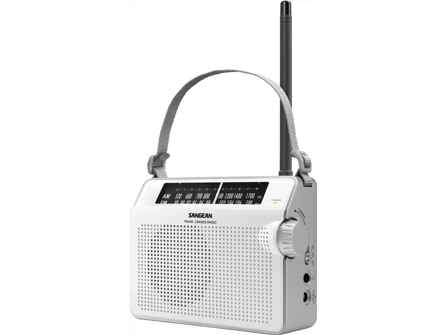 Sangean-PR-D6 - Personlig radio - 1 watt - hvit