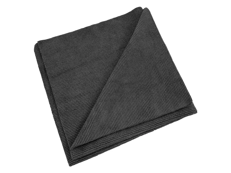 Mikrofiberklut, 40x40 cm, 330 gsm, 10 stk sort