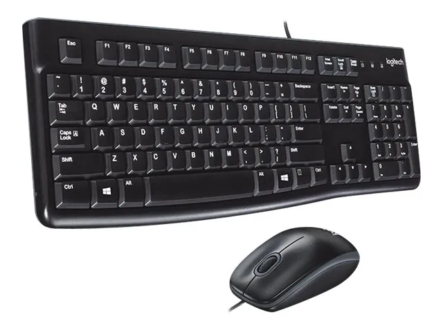 Logitech Desktop MK120 - Tastatur- og mussett - USB - US International