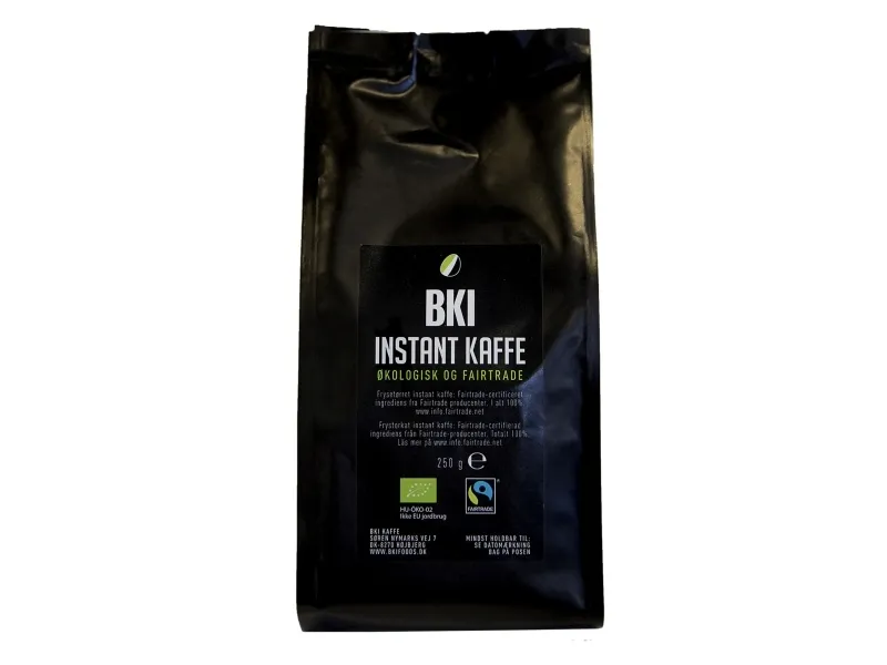 Kaffe instant, BKI Excellent pose med 250gr økologisk - (10 stk.)