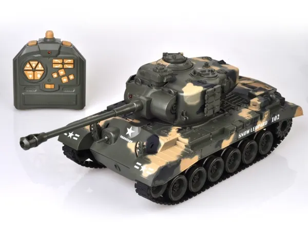 ZEGAN USA M26 Fjernstyret Airsoft Tank 1:18