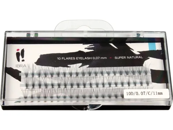 Ibra Super Naturals Artificial Eyelash Clusters 0.07 C-11mm