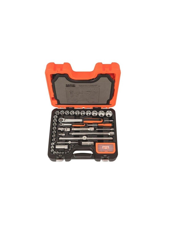 BAHCO socket set 1/4" and 1/2" 95 pcs 4-32mm