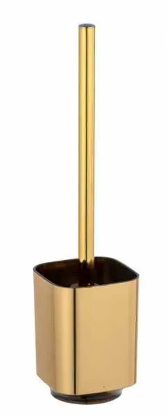 WENKO 24162100, Toalettbørste og holder, Gull, Plast, Plast, Plast, 90 mm