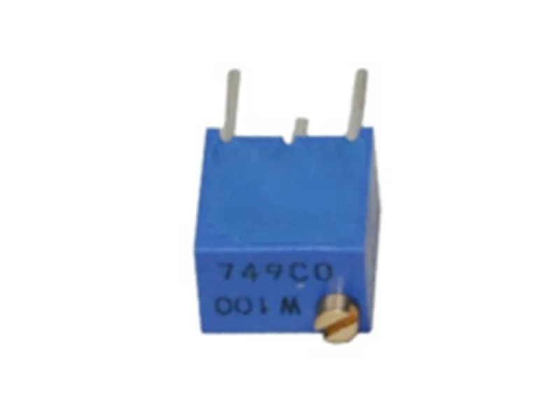 Bourns 3266W-1-101LF Cermet-trimmer 12 omdreininger lineær 0,25 W 100 O 4320° 1 stk Tape og Reel