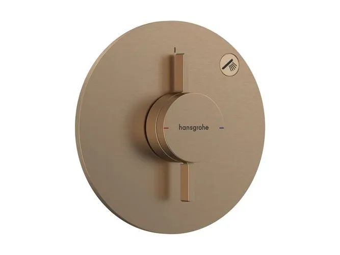 Termostat indb Duoturn S rund 1/udt b/br