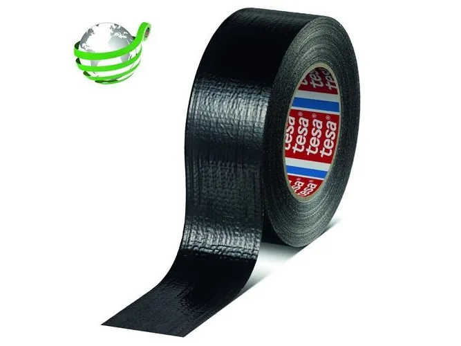 Lerretstape 60462 sort 50 mm x 50 m