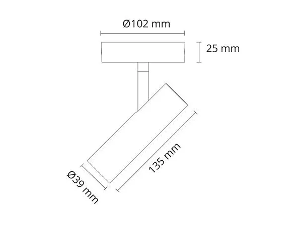 SG ARMATUREN Tube Micro S Hvid 360lm 2700K Ra 98
