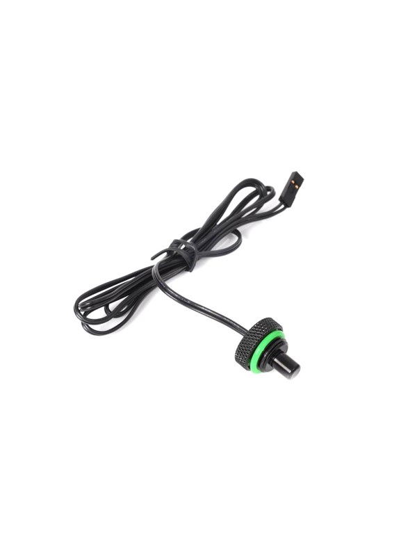 Bitspower G1/4" Matt Black Temperature Sensor Stop Fitting
