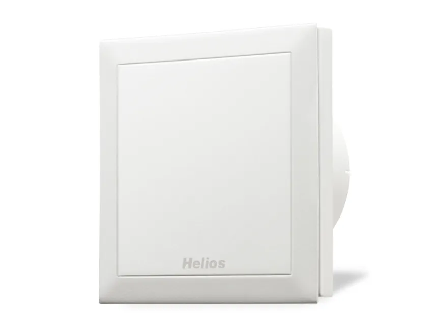 Helios Ventilatoren DN100, Vegg, Universell, Hvit, IP45, 90 m³/t, 1 vifter