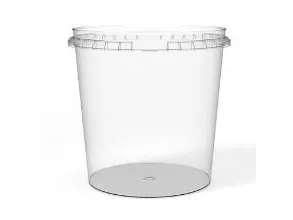 Plastbæger Handy-Safe 1170 ml Ø132xH128 mm PP Klar,200 stk/ps - (200 stk.)