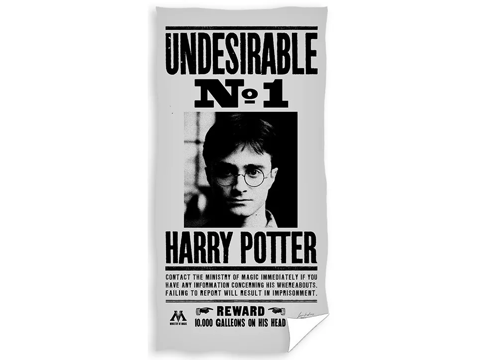 Harry Potter Reward Badehåndklæde - 100 procent bomuld