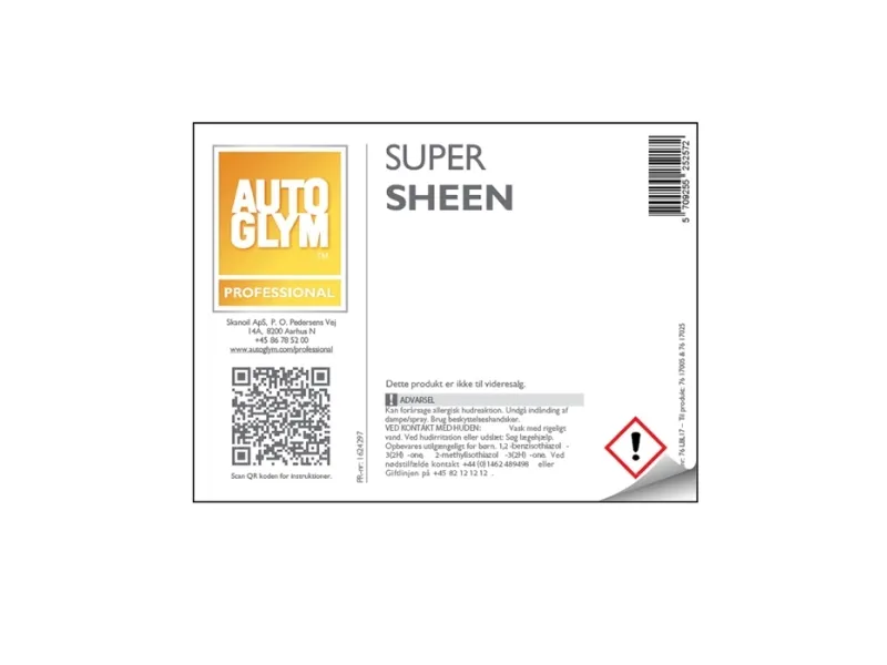 Label Autoglym Super Sheen