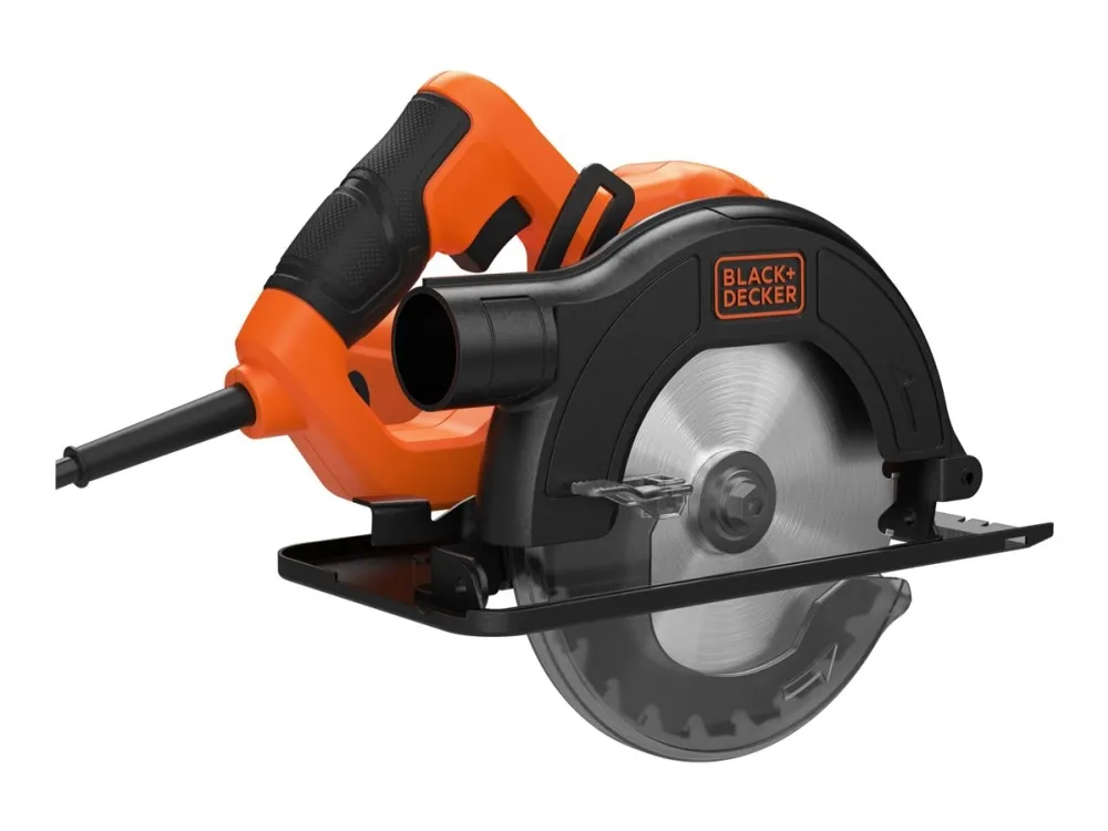 Black &amp  Decker Juodas &amp  Decker håndholdt sirkelsag 1200W, 165 mm, Juodas &amp  Decker [CS1200-QS]
