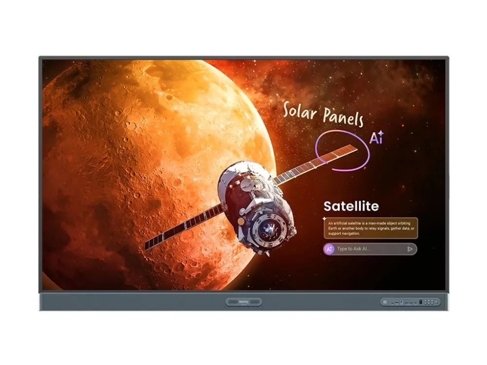 BenQ Board Pro RP7505 - 75 Diagonalklasse RP05 Series LED-bakgrunnsbelyst LCD-skjerm - utdanning / næringsliv - med innebygd interaktiv tusjtavle, berøringsskjerm (flerberørings) - Android - 4K UHD (2160p) 3840 x 2160
