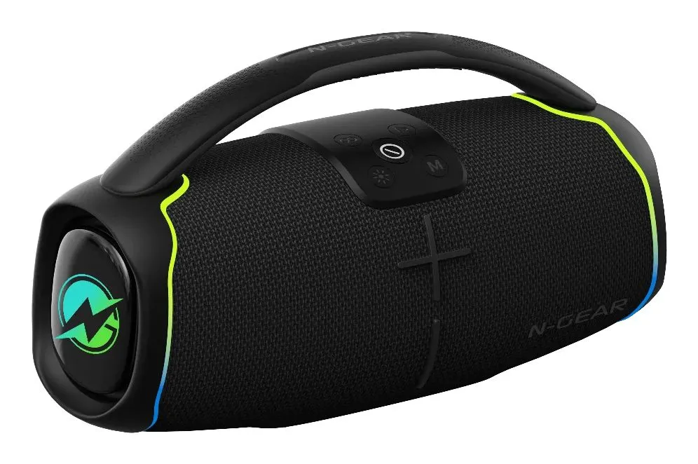 N-GEAR NRG200 Bluetooth-høyttaler med 50 W lydeffekt og oppladbart batteri
