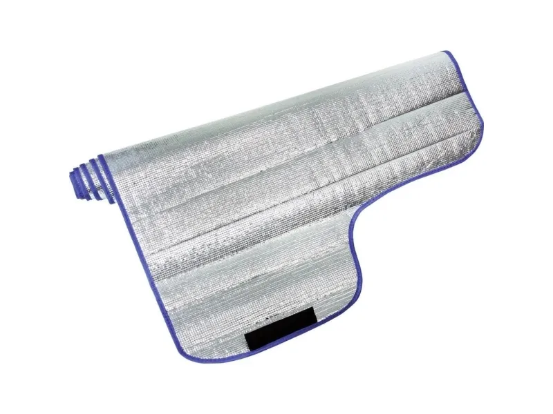 DINO rutedeksel aluminium-belagt, tyverisikring (B x H) 150 cm x 95 cm personbil aluminium (polert)