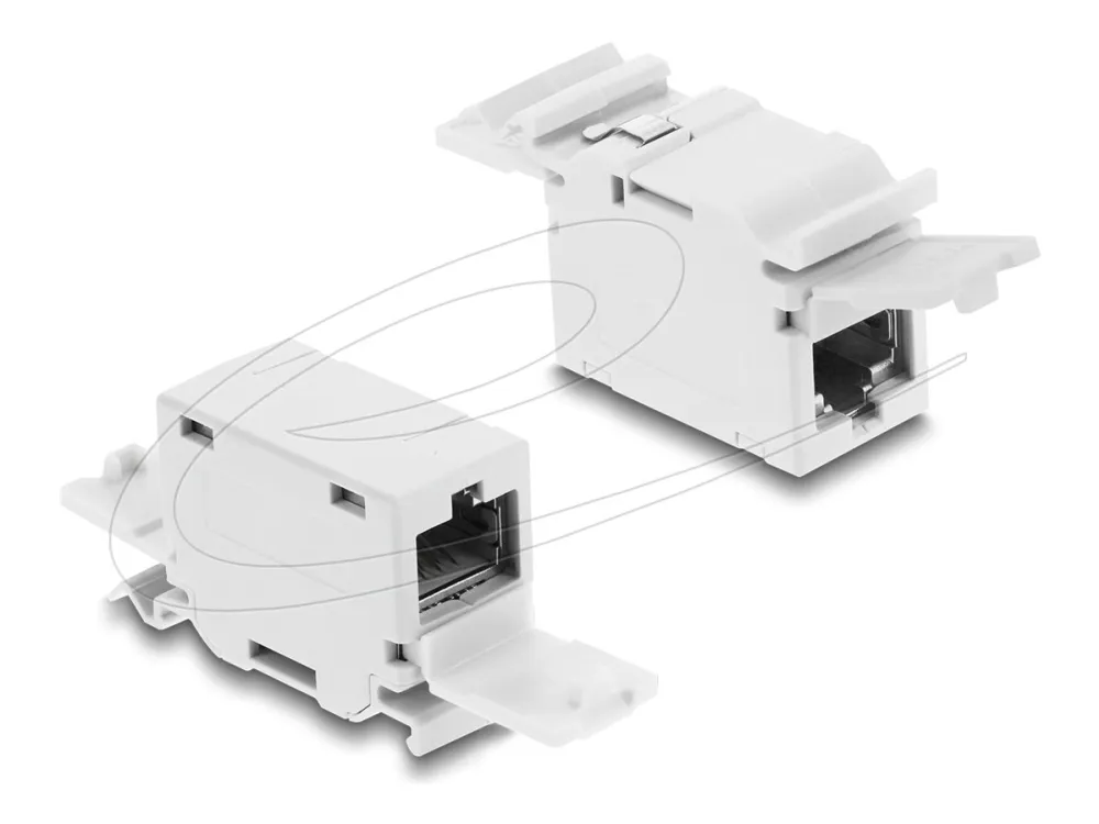 DeLOCK network coupler - grey - Grå
