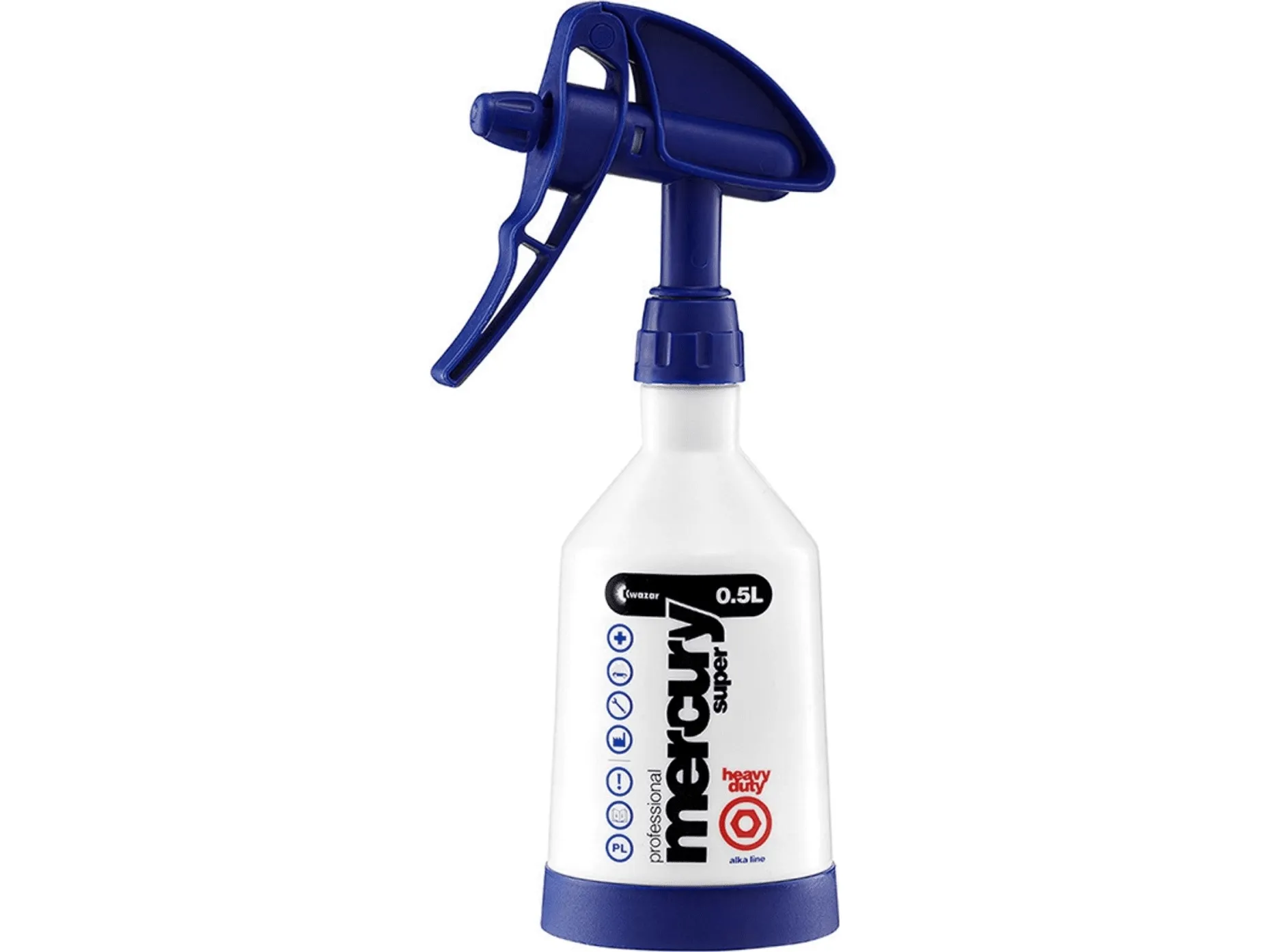 Kwazar håndsprøyte Mercury Super HD alkalisk 0,5L (WTM.0063)