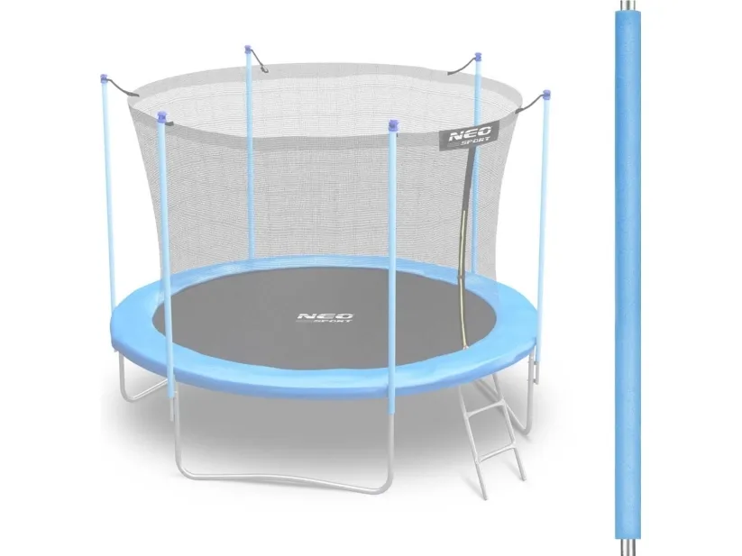 Neo-Sport øvre sprinkling/netting til trampoline med innvendig nett 6 ft blå