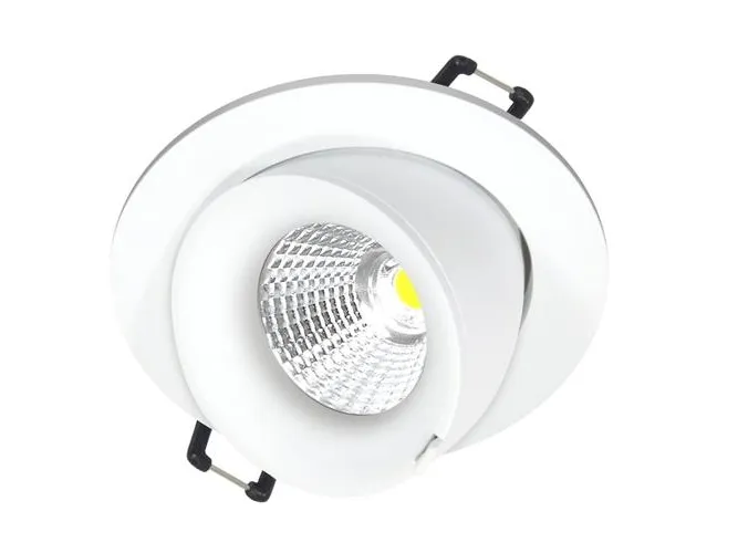 Downlight Velia Large Tilt LED 10,9W 2700K, 230V rund, hvid