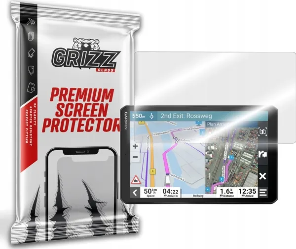 GrizzGlass Hybrid Glass GrizzGlass HybridGlass Garmin dezl LGV810